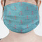 Chic Beach House Mask - Pleated (new) Front View on Girl
