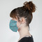 Chic Beach House Mask - Side View on Girl