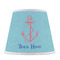 Chic Beach House Poly Film Empire Lampshade - Front View