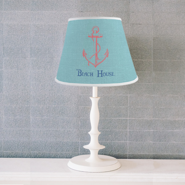Chic Beach House Poly Film Empire Lampshade - Lifestyle