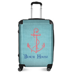 Chic Beach House Suitcase - 24" Medium - Checked