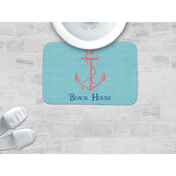 Chic Beach House Memory Foam Bath Mat - LIFESTYLE