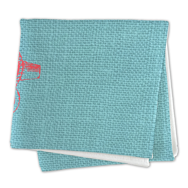 Chic Beach House Microfiber Dish Rag - FOLDED (square)