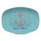Chic Beach House Plastic Platter - Microwave & Oven Safe Composite Polymer