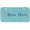 Chic Beach House Mini Bicycle License Plate - Two Holes