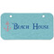 Chic Beach House Mini/Bicycle License Plate (2 Holes)