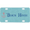 Chic Beach House Mini License Plate