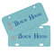 Chic Beach House Mini License Plates - MAIN (4 and 2 Holes)