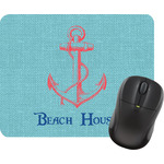Chic Beach House Rectangular Mouse Pad
