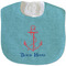 Chic Beach House New Baby Bib - Closed and Folded