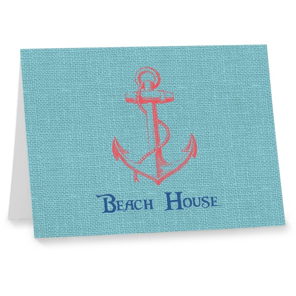 Custom Chic Beach House Note cards