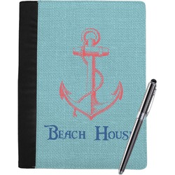 Chic Beach House Notebook Padfolio - Large