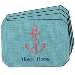Chic Beach House Dining Table Mat - Octagon