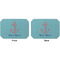Chic Beach House Octagon Placemat - Double Print Front and Back