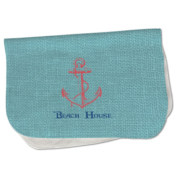 Custom Chic Beach House Burp Cloth - Fleece