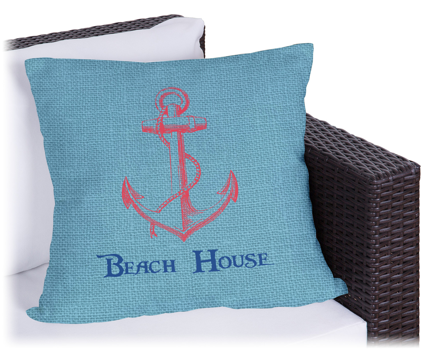 Chic Beach House Outdoor Pillow YouCustomizeIt