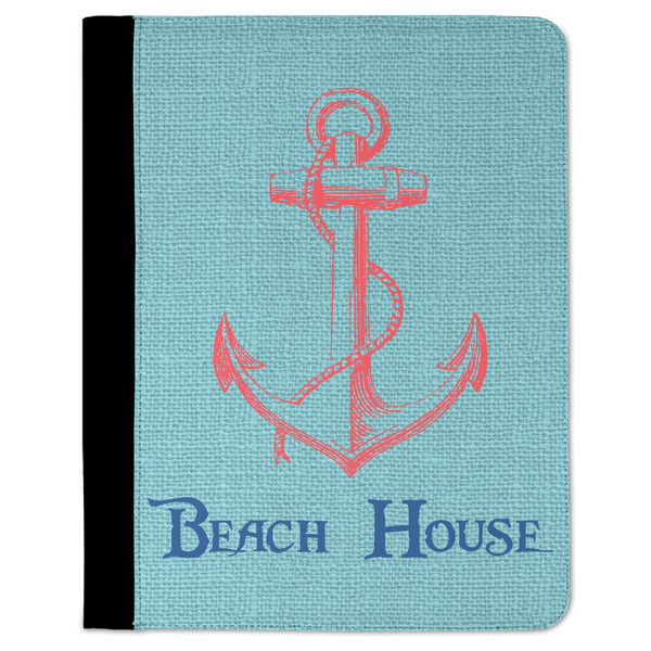 Custom Chic Beach House Padfolio Clipboard - Large