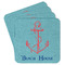 Chic Beach House Paper Coasters - Front/Main