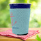 Chic Beach House Party Cup Sleeves - with bottom - Lifestyle