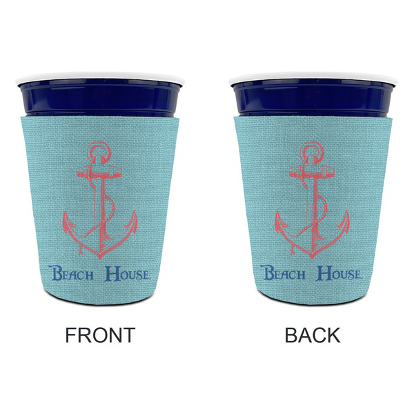 Chic Beach House Party Cup Sleeves - without bottom - Approval
