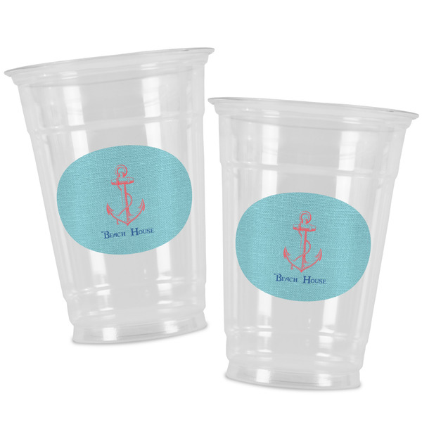 Chic Beach House Party Cups - 16oz - Alt View