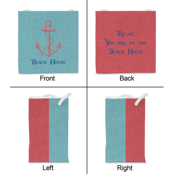 Chic Beach House Party Favor Gift Bag - Matte - Approval