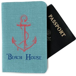 Chic Beach House Passport Holder - Fabric