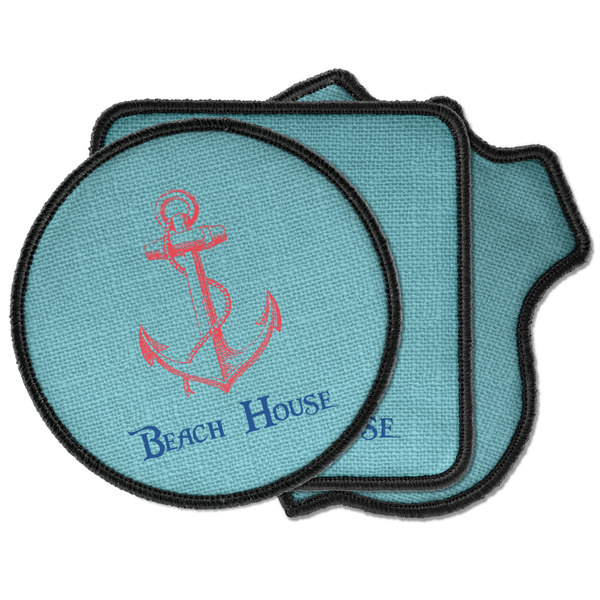 Custom Chic Beach House Iron on Patches