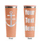 Chic Beach House Peach RTIC Everyday Tumbler - 28 oz. - Front and Back