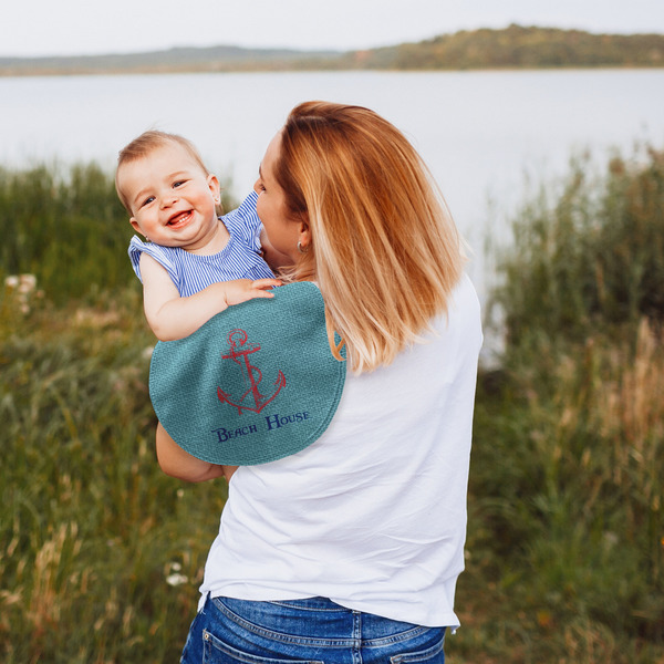 Chic Beach House Peanut Shaped Burp - Lifestyle