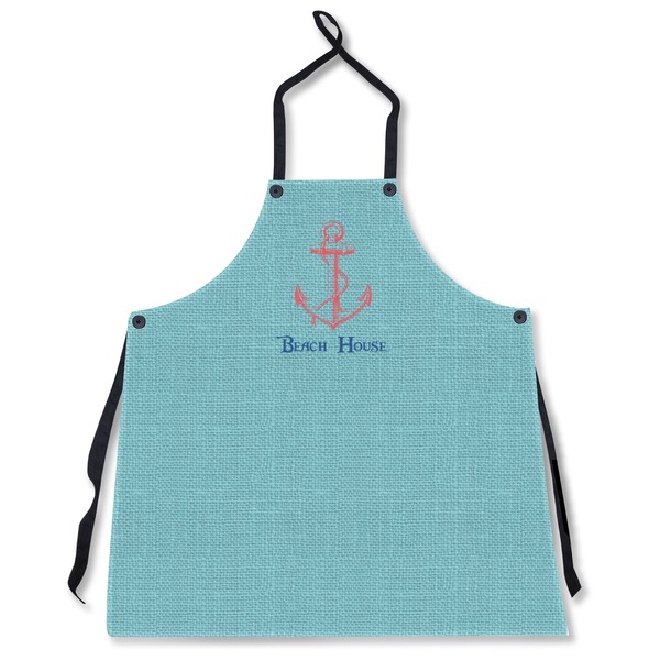 Custom Chic Beach House Apron Without Pockets