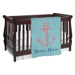 Chic Beach House Baby Blanket (Double Sided)
