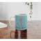 Chic Beach House Personalized Coffee Mug - Lifestyle
