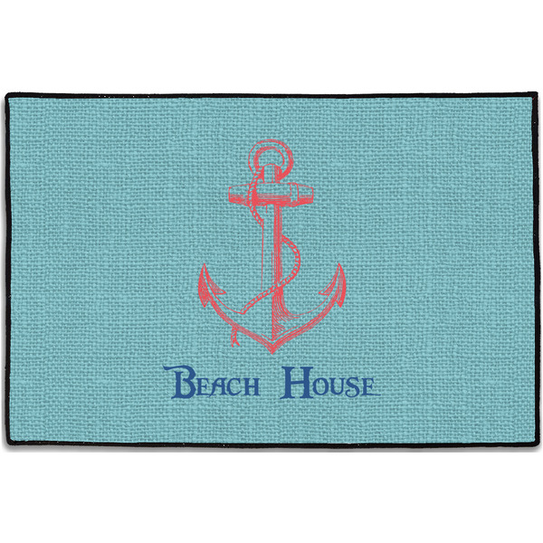 Chic Beach House Personalized Door Mat - 36x24 (APPROVAL)