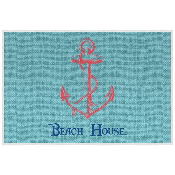 Custom Chic Beach House Laminated Placemat