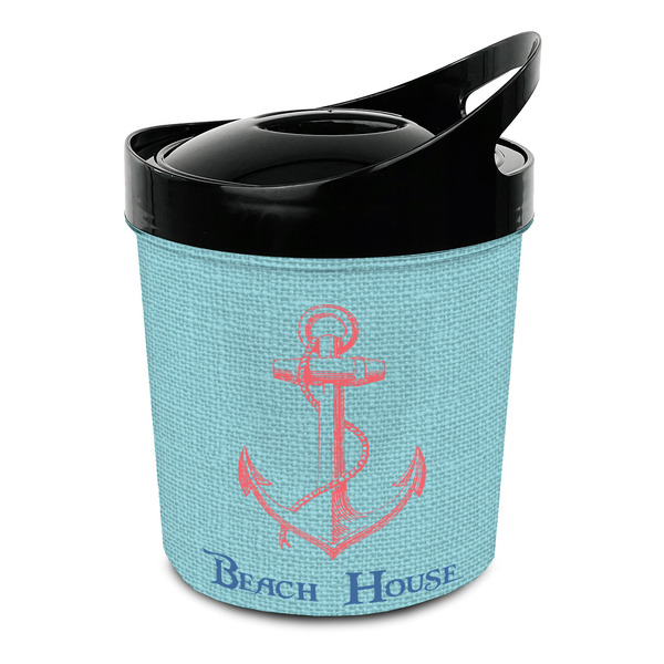 Custom Chic Beach House Plastic Ice Bucket