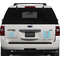 Chic Beach House Personalized Square Car Magnets on Ford Explorer