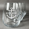 Chic Beach House Stemless Wine Glasses (Set of 4)
