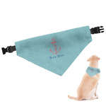 Chic Beach House Dog Bandana - Small