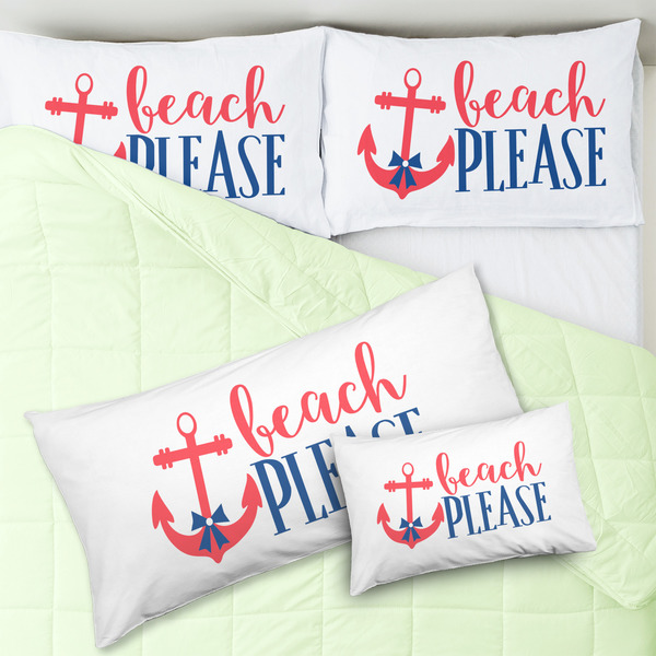 Chic Beach House Pillow Cases - LIFESTYLE