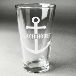 Chic Beach House Pint Glass - Engraved