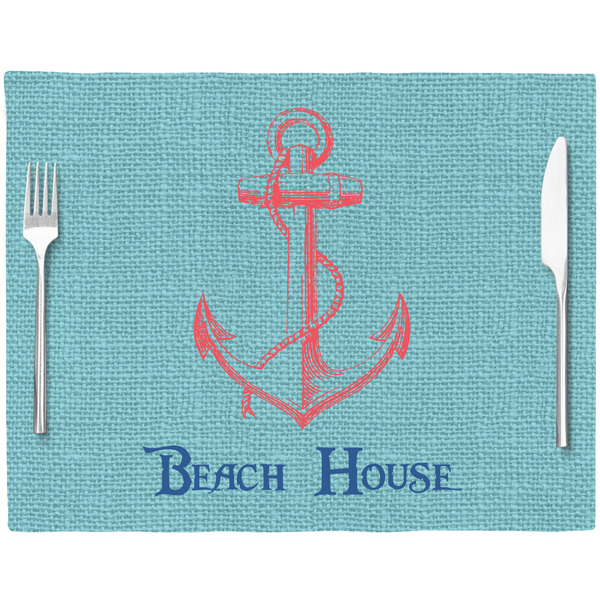 Chic Beach House Placemat with Props