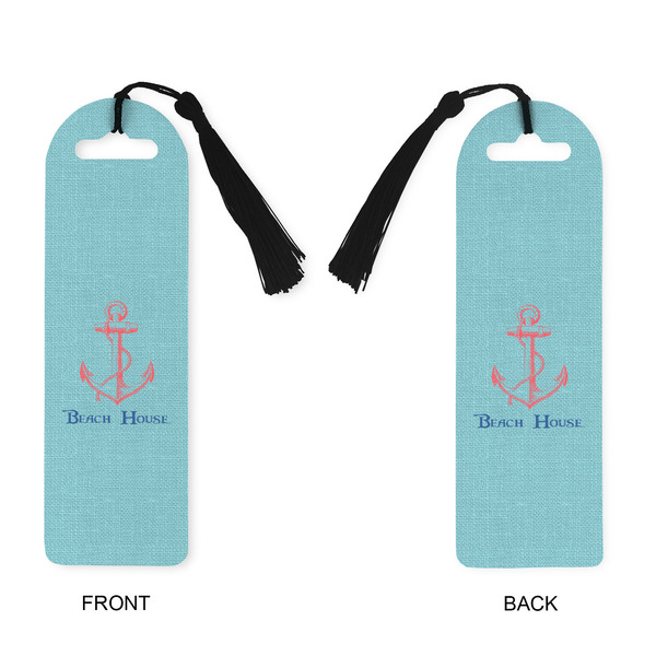 Chic Beach House Plastic Bookmarks - Approval