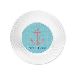 Chic Beach House Plastic Party Appetizer & Dessert Plates - 6"