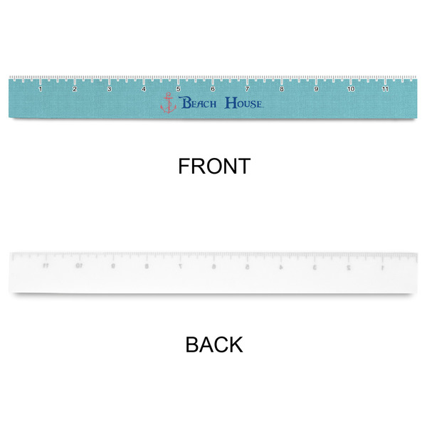Chic Beach House Plastic Ruler - 12" - APPROVAL
