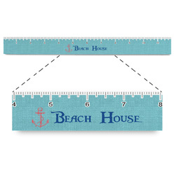 Chic Beach House Plastic Ruler - 12"