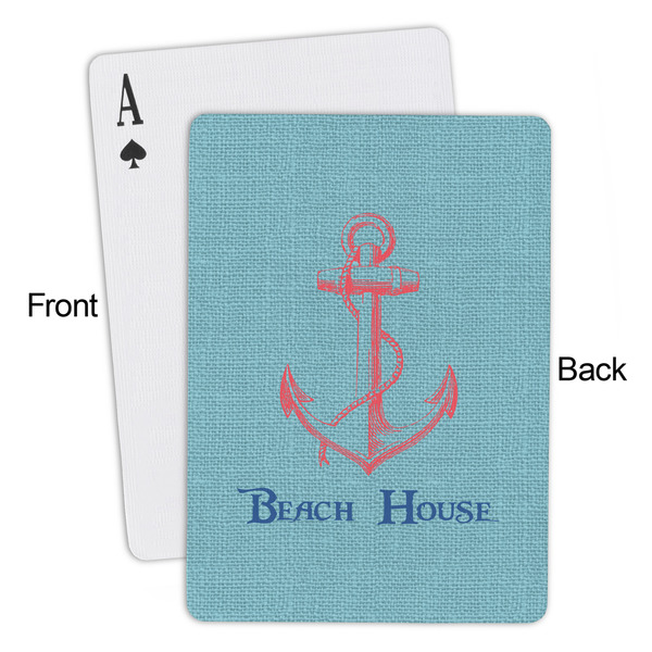 Chic Beach House Playing Cards - Approval