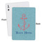 Chic Beach House Playing Cards - Approval