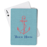Chic Beach House Playing Cards