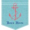 Chic Beach House Iron On Faux Pocket